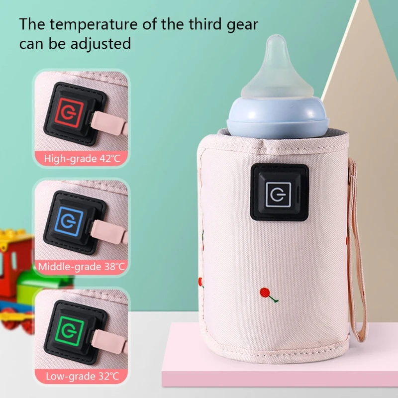 Chauffe-biberon Portable USB pour bébé, sac de voyage, chauffe