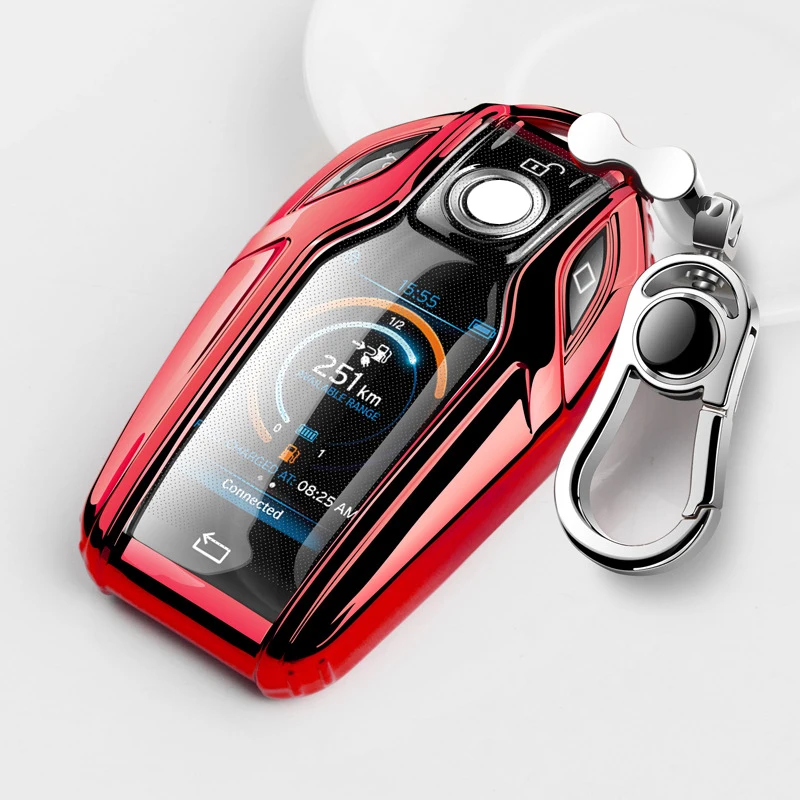 

New Car Key Case for BMW 7 Series 730li 740 6 Series Gt Smart 5 Series 530le X3 X4 X5 Car Key Decoration Accessories