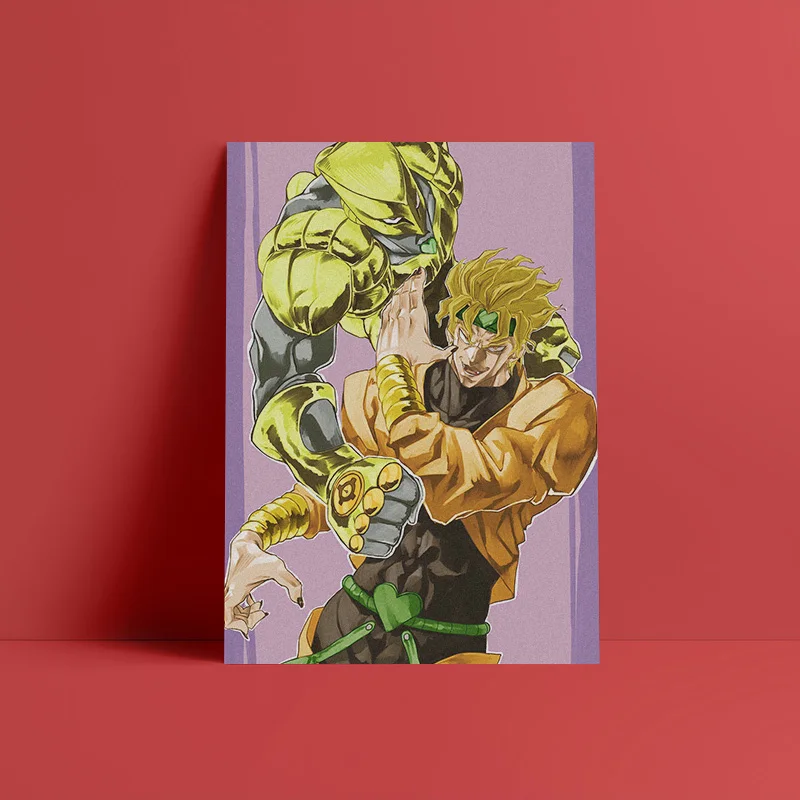 Anime Dio Brando Jojos Bizarre Adventure Retro Poster Canvas Art Painting  Decor Wall Poster Bedroom Gym Decorative Gift 20 x 30 Inches (50 x 75 cm) :  : Home & Kitchen