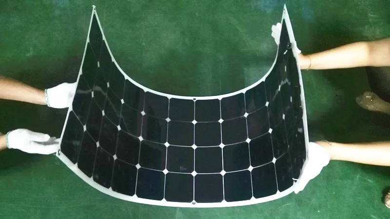 2019 Китай оптовая цена портативная Гибкая Складная солнечная панель sunpower 100 Вт