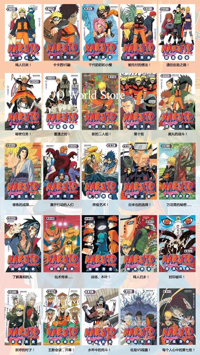 1หน งส อvol 28 52เล อกnaruto Fantasy Mangaหน งส อการ ต นญ ป นคลาสส กว ยร นsci Fiแฟนตาซ การ ต นการ ต นภาษาจ น นามบ ตร Aliexpress