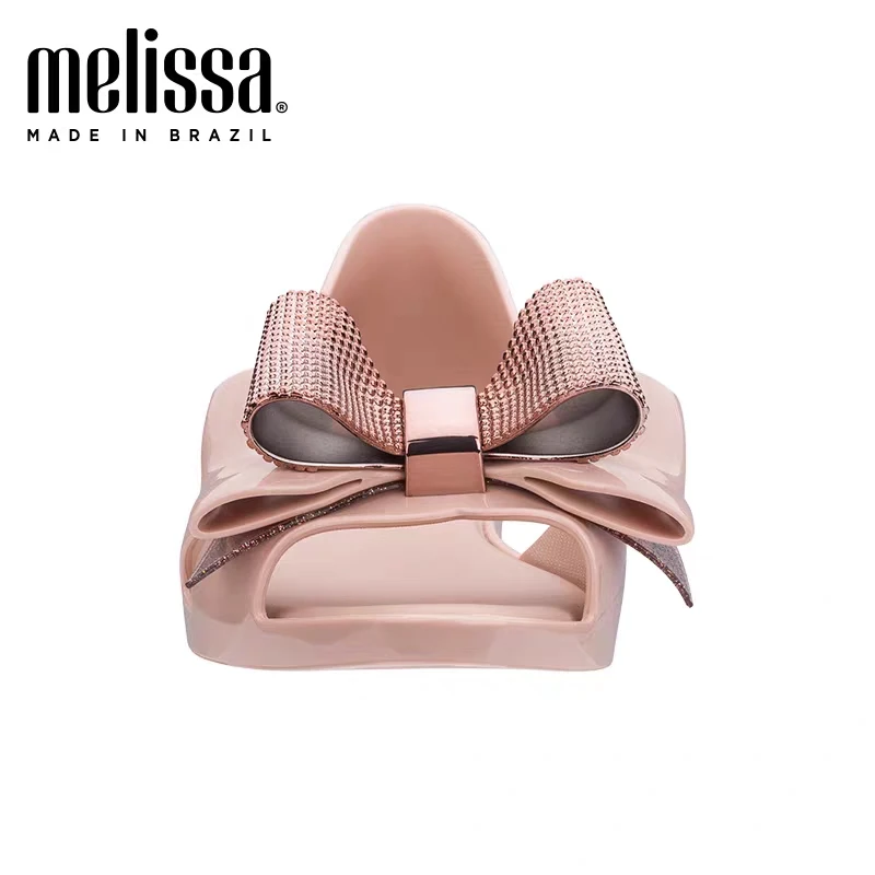 Melissa оригинальные женские сандалии с бантом Нескользящие Новинка лета