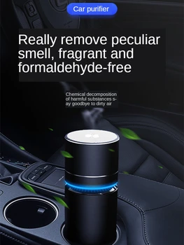 

E-FOUR Car Air Sterilizing Disinfectant Machine Auto Control plus Air Quality Monitor for Home Desktop and Car Anti-Virus