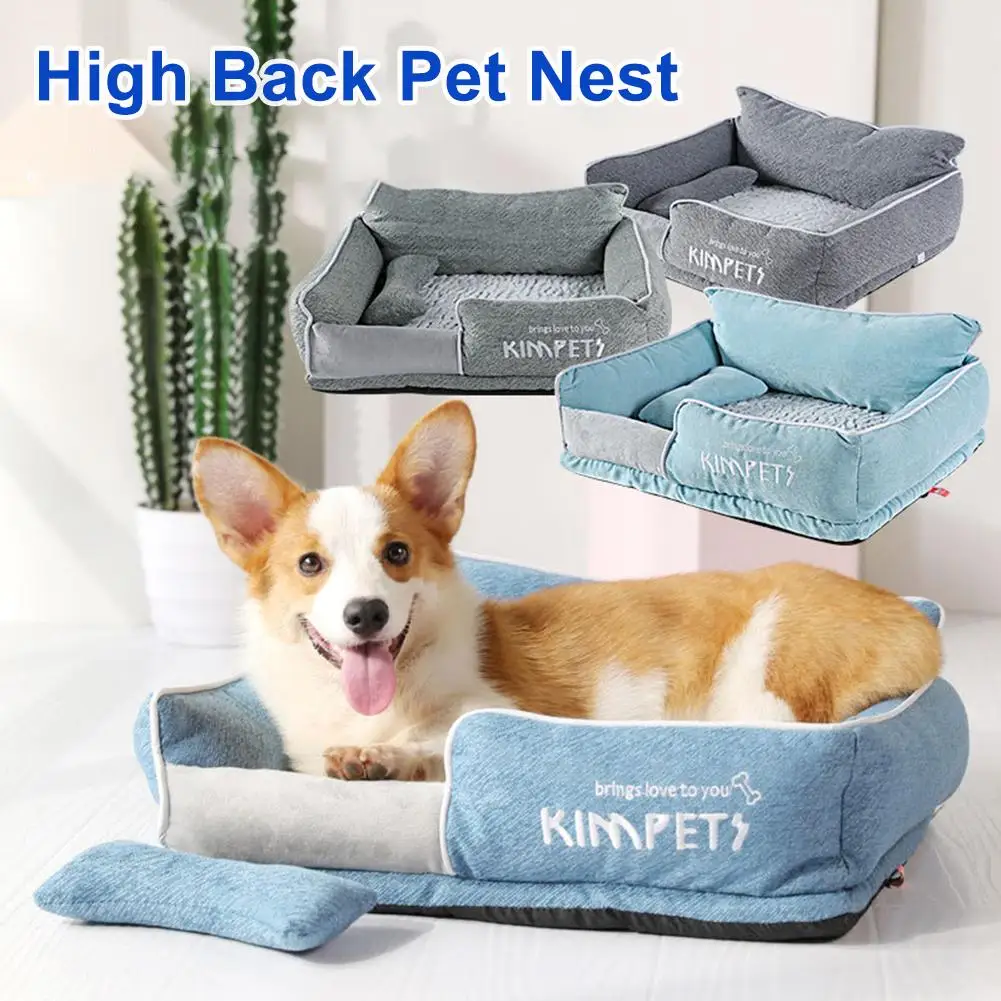 Best Pet Dog Cat Bed Mats PP Cotton Bed House Puppy Pads Soft Rectangular Bone Winter Warm Foam Sofa Pet Chihuahua Kitten Nest