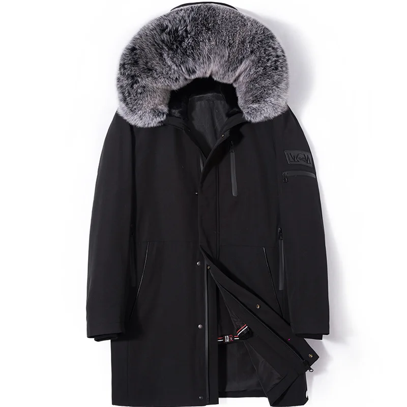 

Real Fur Coat Rex Rabbit Fur Coat Men Winter Coat Men Real Fur Parka for Mens Clothing 2020 Plus Size Casaco G003 YY1039