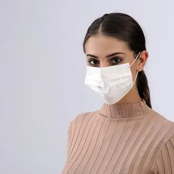 

Dropshipping 50pcs Disposable Earloop Face Mouth Masks Anti-Dust Dust-proof Protective Cover Masks