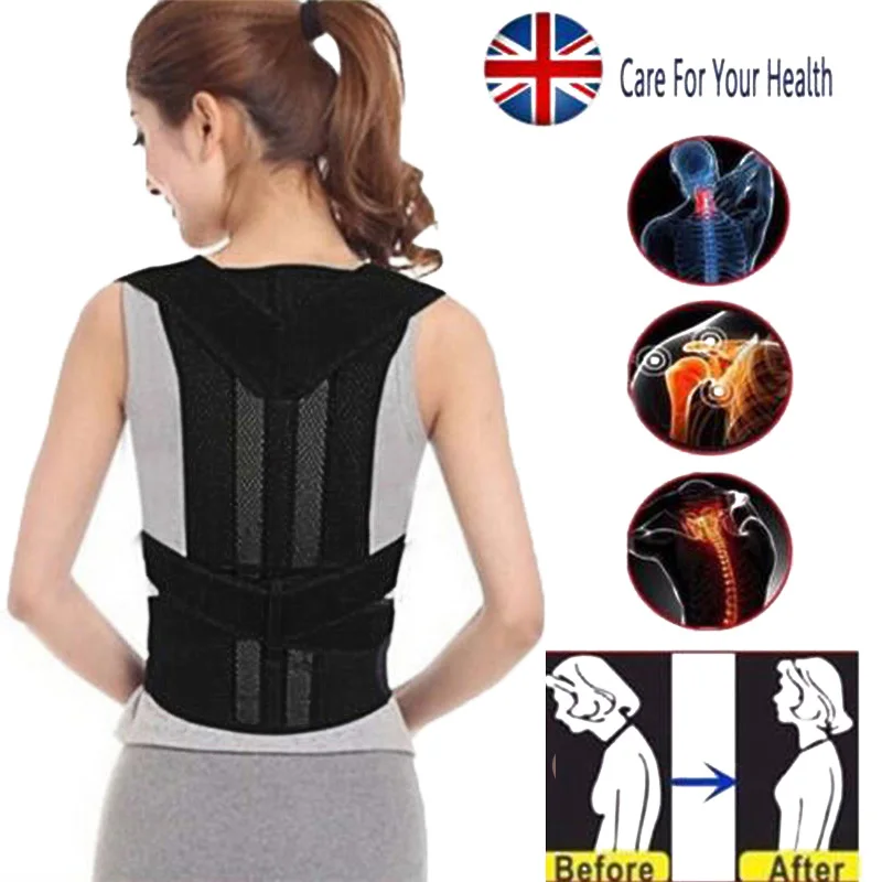 

Unisex Black Posture Corrector Corset Beauty Adult Posture Corrector Belt Polyester Fiber Body Contouring Posture Corrector