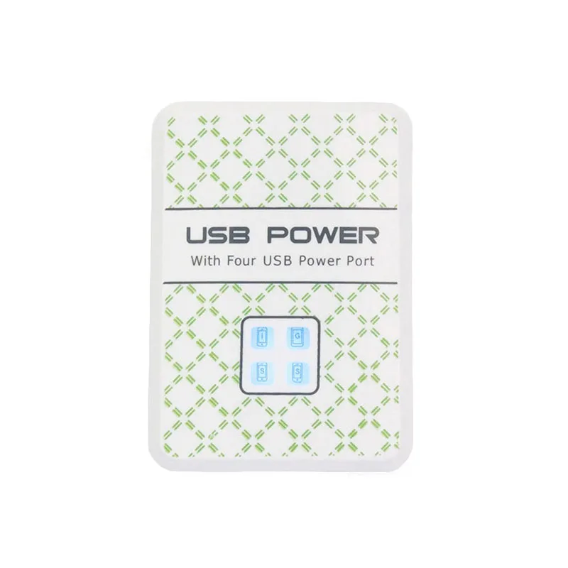 4 USB интерфейса зарядное устройство Европейский стандарт прямой зарядки мобильного телефона планшета зарядное устройство удобный и практичный инструмент высокое качество