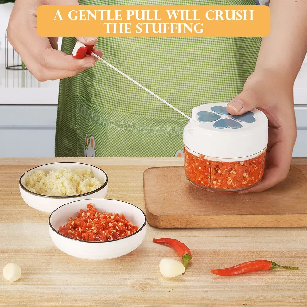 Manual Garlic Grinder Garlic Press Food Chopper Mixer Meat Fruit Vegetable Nut Cutter Kitchen Tool Мясорубка