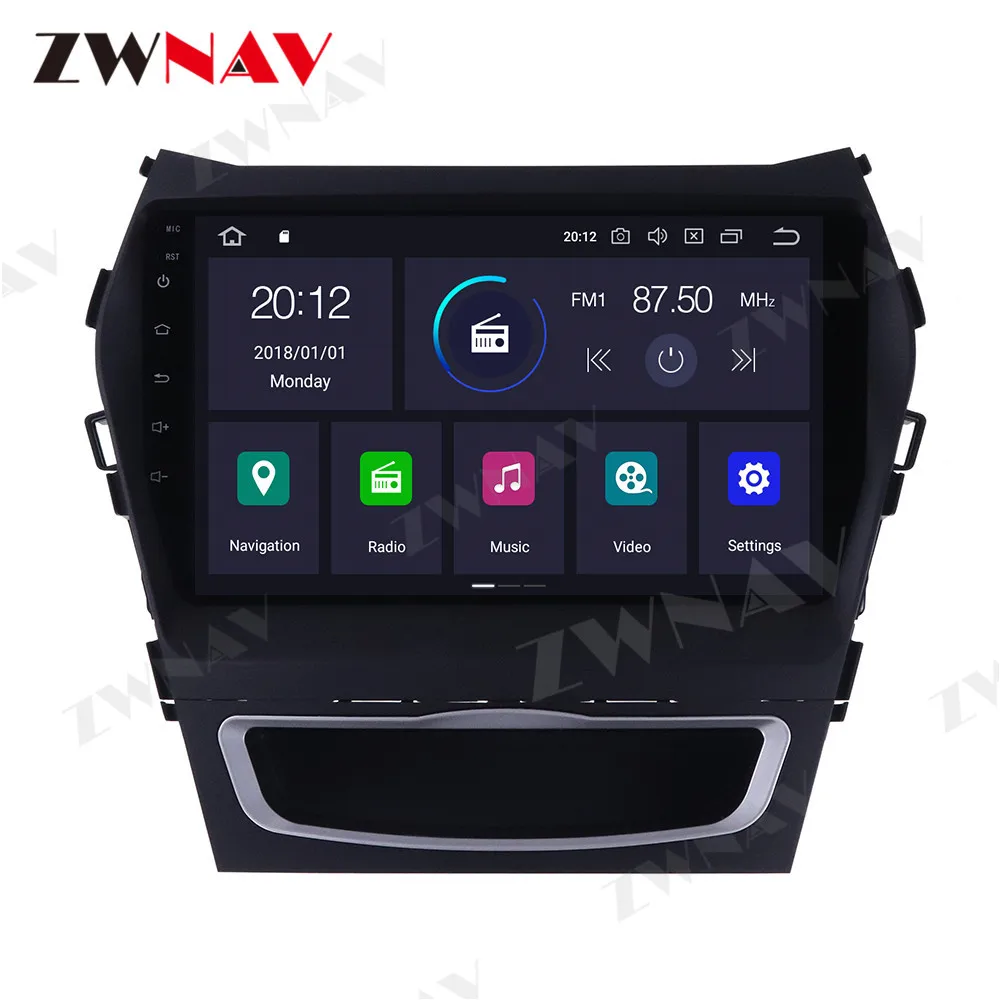 ZWNAV Android 10 головное устройство 9 дюймов IPS 2.5D сенсорный экран стерео DSP быстрая