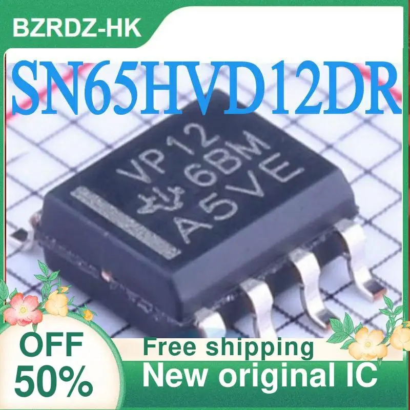 

15 шт. SN65HVD12D SN65HVD12DR VP12 SOP-8 новый оригинальный IC