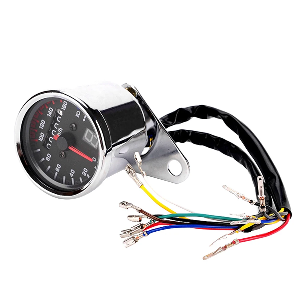 12V Универсальный спидометр для мотоцикла Тахометр w/светодиодный Подсветка