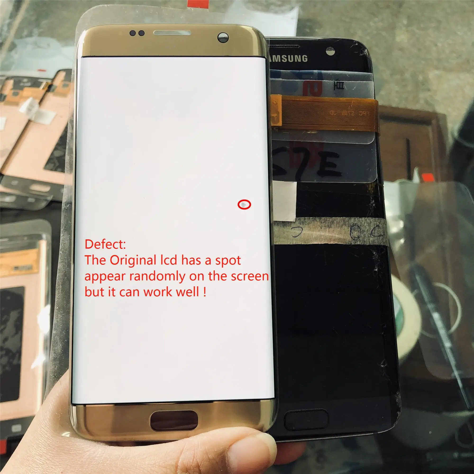 ЖК дисплей SUPER AMOLED 5 ''для Samsung Galaxy S7 Edge G935 G935F G935FD сенсорный экран для ремонта с