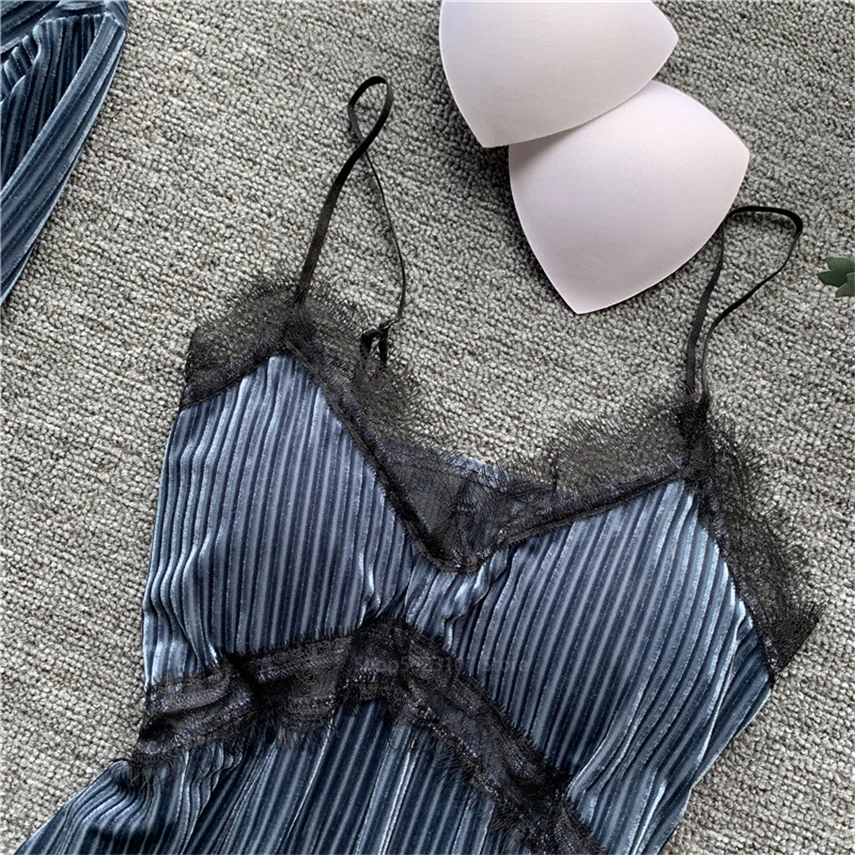 Зимний домашний пижамный комплект из 4 предметов для женщин 2020 бархатная теплая