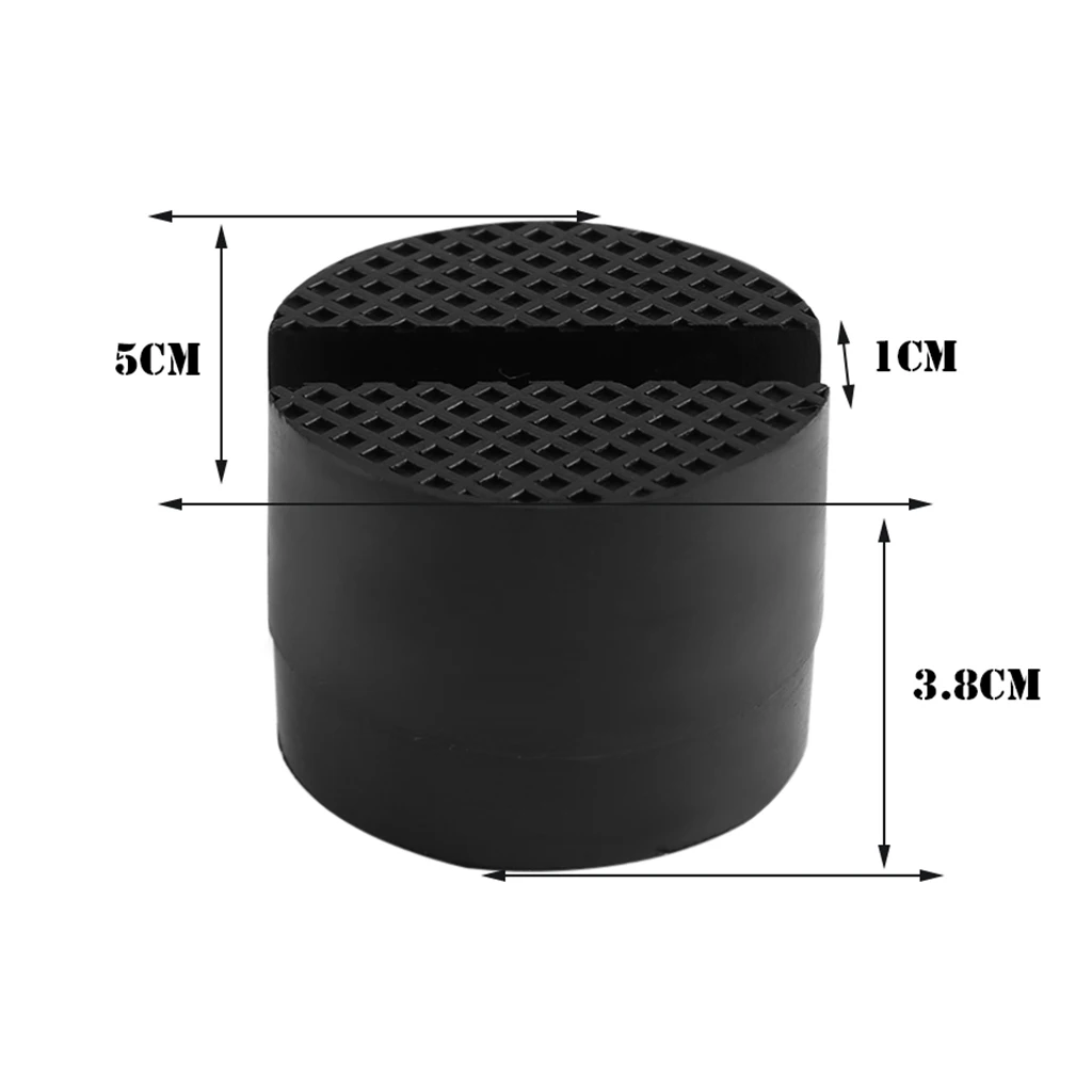 

Rubber Jack Pad Tool Adapter Anti-slip Slotted Frame Rail Protector 50X50mm