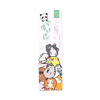 

30Pcs/lot Cute Cartoon Paper Bookmarks Stationery Animal School Park Bookmark Message Card Reading Holder Supplies Office B M5N7