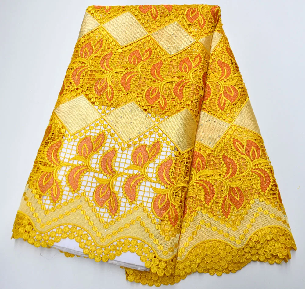 

2020 Latest Guipure Lace Cord Lace Embroiderey French African Cord Lace Fabric High Quality Nigeria Lace Fabric For Wedding