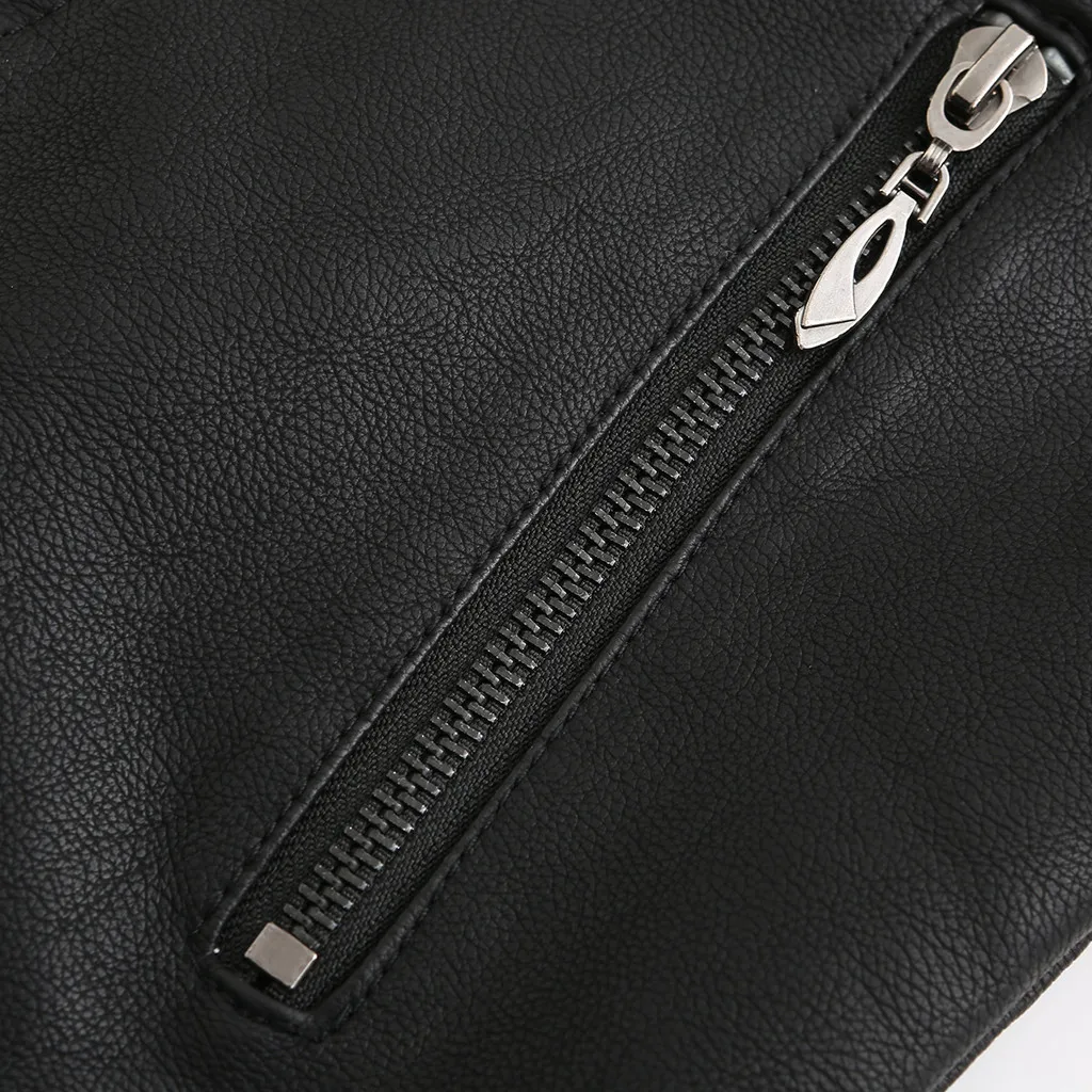 Womail, осенняя кожаная куртка для женщин, крутая тонкая короткая мотоциклетная куртка, Женская куртка на молнии, базовая верхняя одежда, пальто на молнии