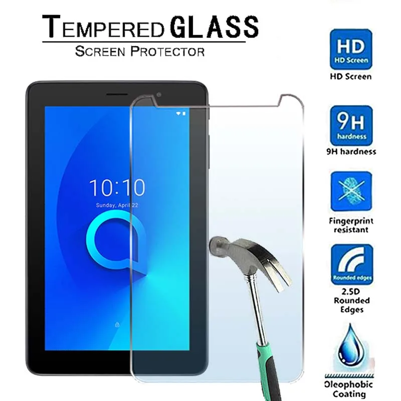 9H HD Tempered Glass Screen Protector Guard For 8" Alcatel A30 Tablet 