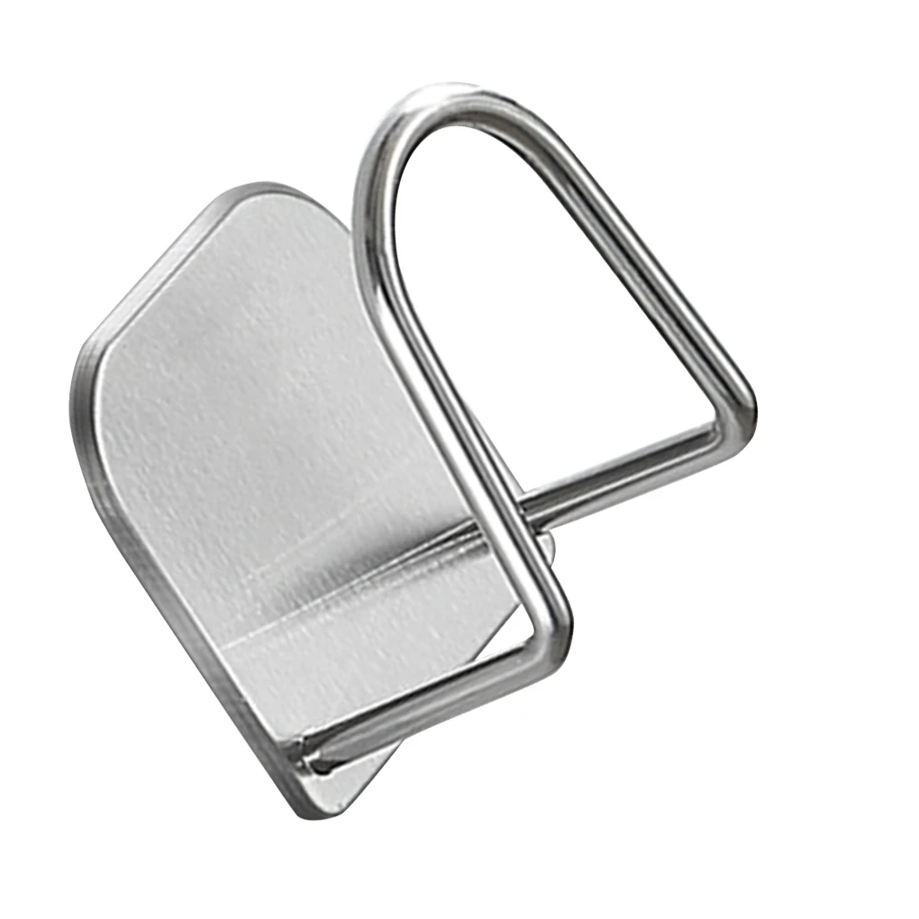 Kitchen Stainless Steel Sponges Holder Storage Rack Self Adhesive Sink Sponges Drain Drying Rack Kitchen Sink Storage Stand 3PCS