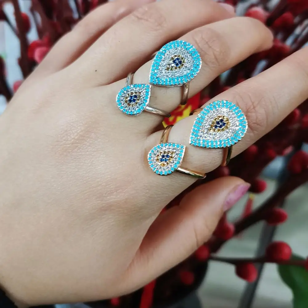 Molinuo новое кольцо в форме капли воды в турецком стиле, очаровательное женское кольцо в индивидуальном стиле, подарок на день рождения, вечерние ювелирные изделия, мода