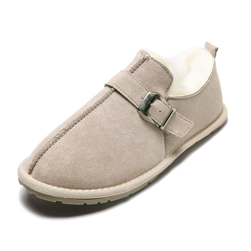 New winter fashion new women leather boots pretty boots waterproof and thick velvet warm cotton shoes - Цвет: 1