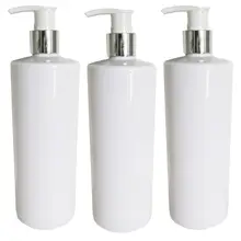 1/2/3 шт 500 мл пустая бутылка прозрачная простая хранения бутылки для пены Эмульсия Ручная стирка Ванная комната изделие из железа(белый