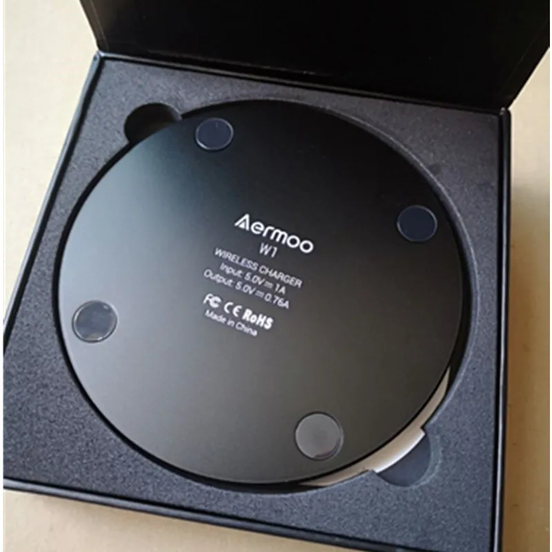 DOOGEE с надписями «Original» и « Aermoo W1 Qi Стандартный Беспроводной Зарядное устройство 10 Вт быстрой зарядки TYPE-C Зарядное устройство Для Doogee S90/S70/S80/BL9000
