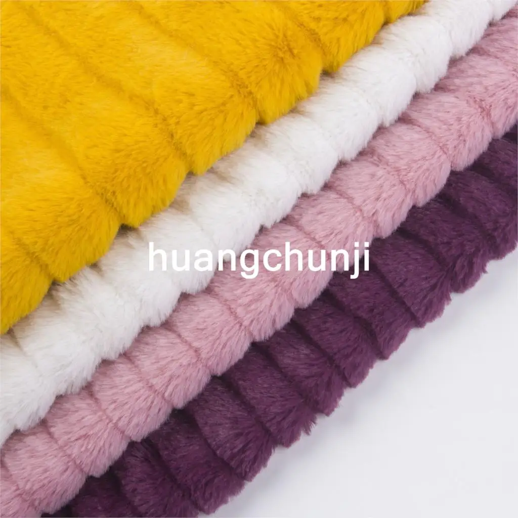 New plush cut strip clothing crafts shoes and other fabrics faux fur fabric 160*90cm/pcs