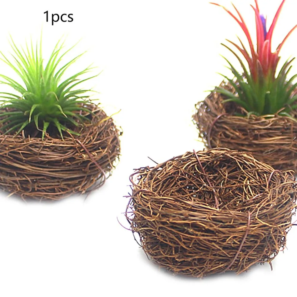 Rattan Nesting Bird Nest Props Handicrafts Henhouse Home Decoration Decoration Natural Handmade Easter Bird's Nest