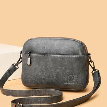 

Women Small Flap Messenger Bag PU Leather Mini Handbag Vintage Stone Crossbody Clutch Purse Ladies Bolsa Mochila