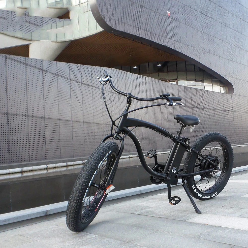 

Fr26c - Fat Bike 36v 500w Led Display Electric Fat Bike With Silver Fish Battery ebike electric bicycle ebike electric vehicle