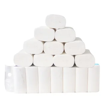 

14pcs Roll Paper Tissue Paper Roll 4 Layer Thickened Household Paper Large Part Economy Roll Paper Soft Toilet Paper Household