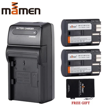 

Mamen BP-511 BP511 BP 511 BP-511A 1900mAh Digital Battery + DC Single Charger for Canon G6 G5 G3 G2 G1 300D 50D 40D 30D 20D 5D