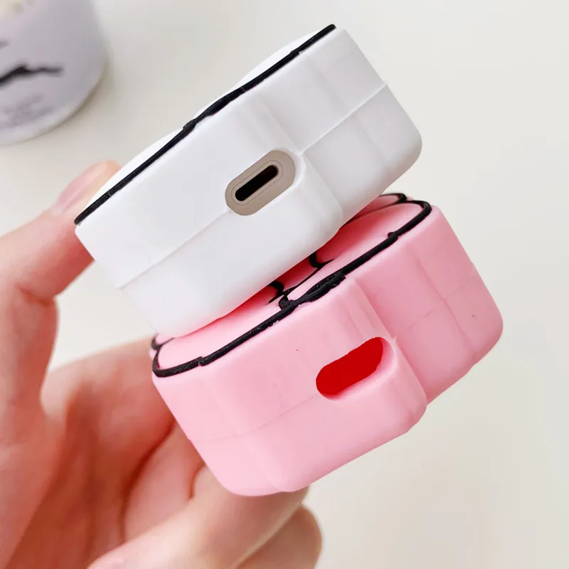 Marvel Капитан Американский Супермен глаз логотип силиконовые AirPods 1 чехол беспроводной Bluetooth чехол для гарнитуры funda AirPods 2 аксессуары
