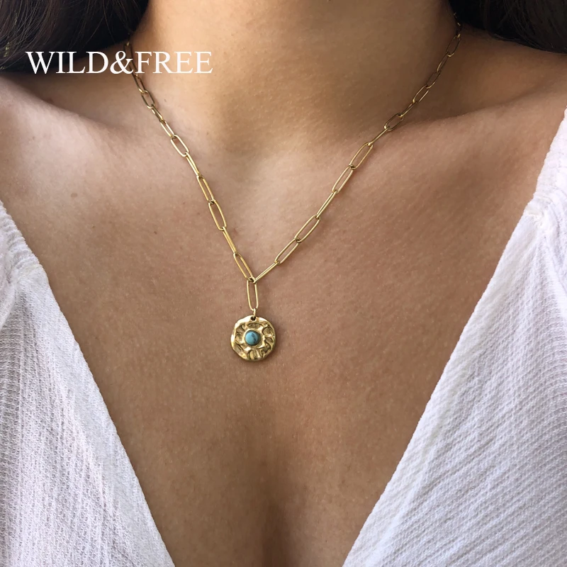 Wild\u0026free Punk Statement Link Chain 