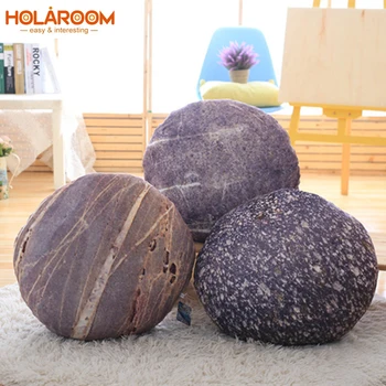 

Simulational Stone Shape Pillow Creative Marble Pattern Pillow Cushion for Living Room Plush Toy Birthday Gift for Children