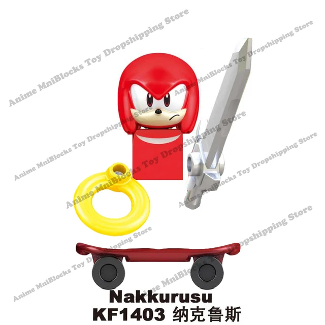 KF6123 SINGLE SALE Movie Sonic Building Blocks anime Bricks Amy Rose Ray Storm Shadow mini Dolls Action Figure Assembly Toy gift black