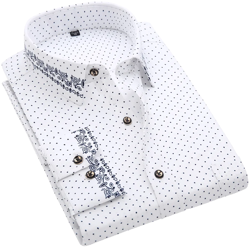 Men Shirt Long Sleeve Floral Printing Plaid Fashion Pocket Casual Shirts 100% Polyester Soft Comfortable Men Dress Shirt DS375 Men Shirt Long Sleeve Floral Printing Plaid Fashion Pocket Casual Shirts 100% Polyester Soft Comfortable Men Dress Shirt DS375