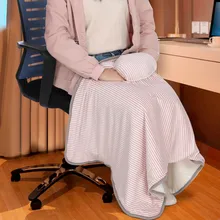 Зимнее одеяло многофункциональное Usb одеяло теплое удобное одеяло шаль офисный диван одеяло для сна одеяло с частичным подогревом De4