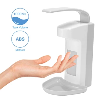 

Car Manual Soap Dispenser 1000ml Wall-Mounted Hand Washing Disinfection Dispenser Elbow-Press Disinfection Plastic Pump