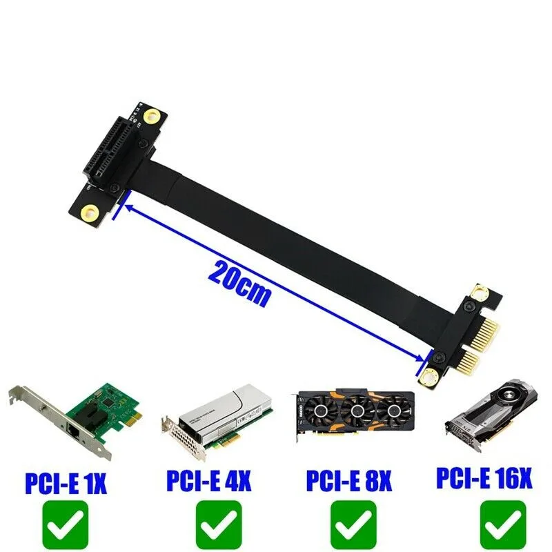 PCI Riser Card 1U 32bit REVERSE DIRECTION Plug Adapter Rackmount Server US SHIP