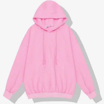 

New Women's Sweatshirt Autumn Loose Hoodies For Women Solid Color Hooded Tops Long-sleeved Casual Hoodies Pullovers