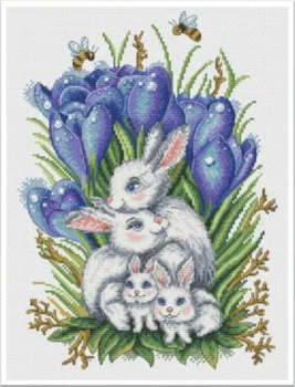 

ZZ1818 DIY Homefun Cross Stitch Kit Packages Counted Cross-Stitching Kits New Pattern NOT PRINTED Cross stich Painting Set
