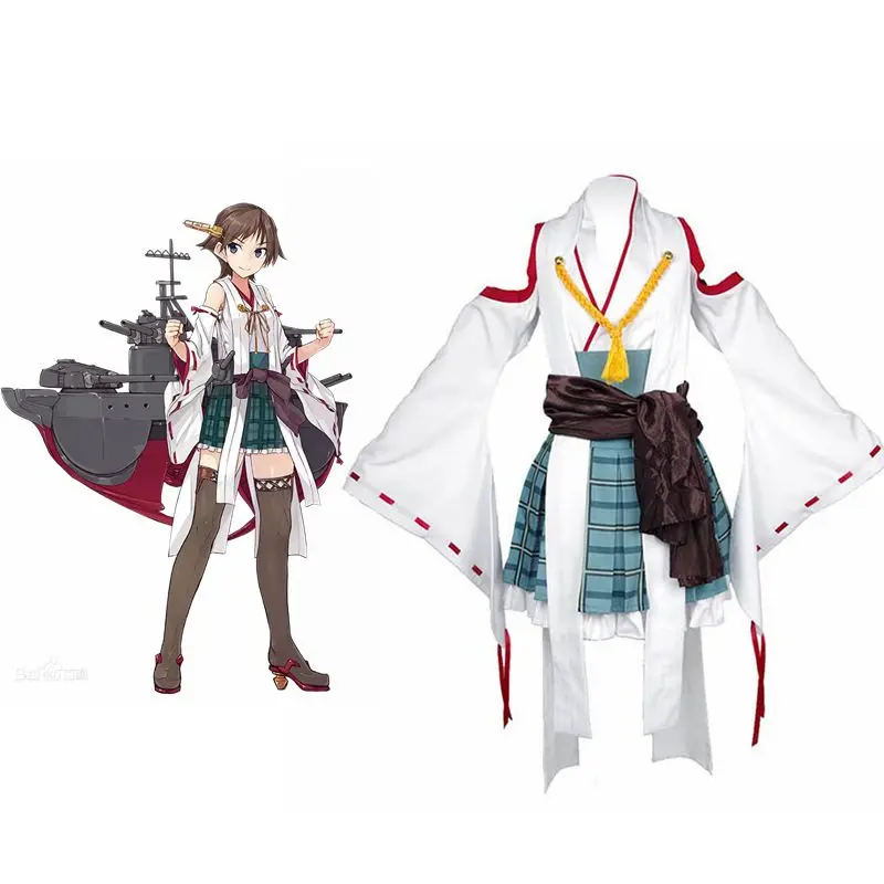 

Унисекс аниме Cos Kantai Collection Hiei IJN Hiei ежедневные костюмы для косплея