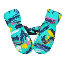 Новинка; зимние лыжные перчатки для малышей; Детские теплые зимние перчатки для девочек и мальчиков; водонепроницаемые перчатки без пальцев