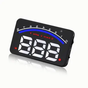 

3.5' M6 HUD Auto Head Up Display MPH KM/H OBD2 Fuel Speed Warning Speed