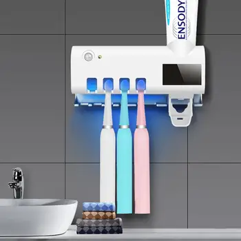 

Novelty Motion Sensor UV Light Toothbrush Disinfection Sterilizer UVC Germicidal Night Lamp Mobile Light Ring Solar Rechargeable