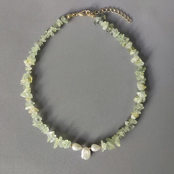 

2020 new trend natural stone choker bohemian style unique charm jewelry natural pearl pendant high-quality accessories for women