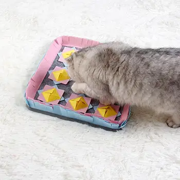 

Snuffle Mat Pet Dog Slow Feeding Mat Nosework Smell Non-woven Fabric Training Mat for Puppy Doggies Anti-skid bottom